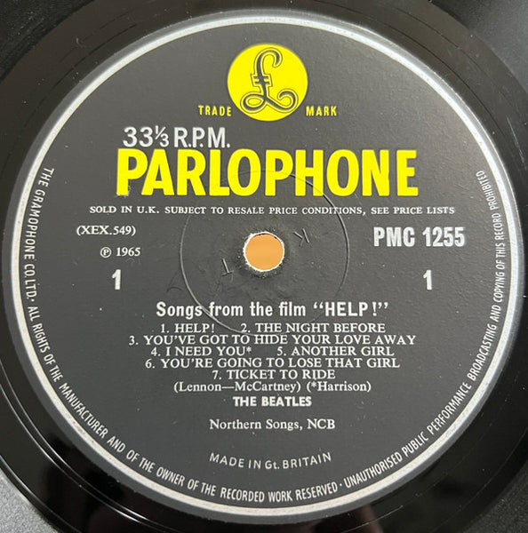 The Beatles : Help! (LP, Album, Mono, KT )
