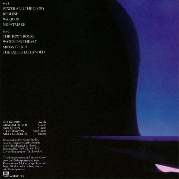 Saxon : Power & The Glory (CD, Album, RE, RM)