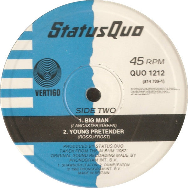 Status Quo : A Mess Of Blues (Extended Edition) (12")