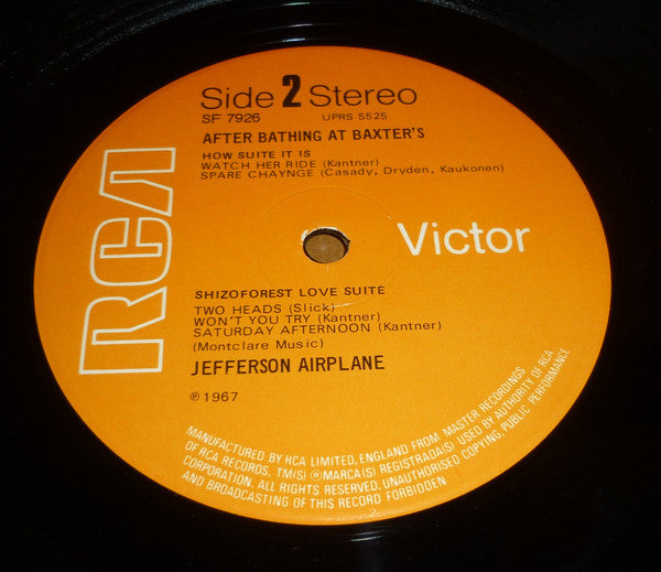 Jefferson Airplane : After Bathing At Baxter's (LP, Album, RE)