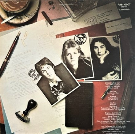 Paul McCartney & Wings* : Band On The Run (LP, Album, RP)