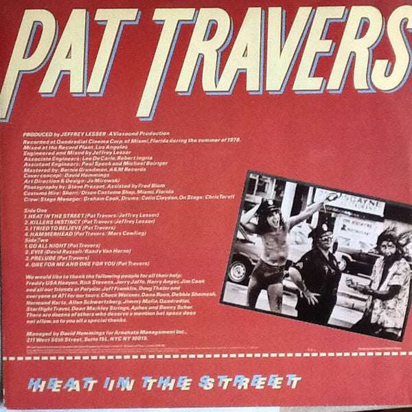 Pat Travers Band : Heat In The Street (LP, Album)