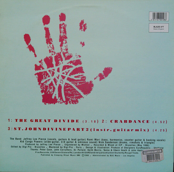 The Gun Club : The Great Divide (12", Single, RE)