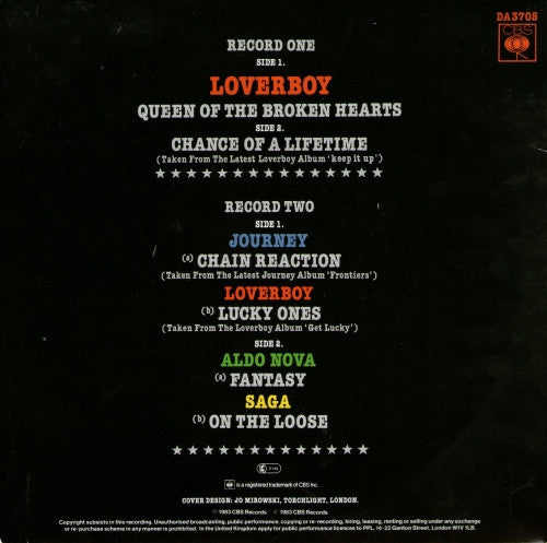 Loverboy / Journey / Aldo Nova / Saga (3) : Queen Of The Broken Hearts (7" + 7", EP, Comp)