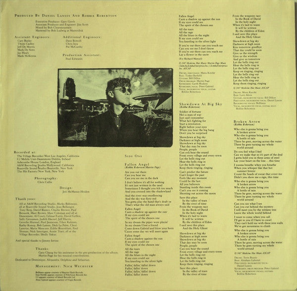 Robbie Robertson : Robbie Robertson (LP, Album)