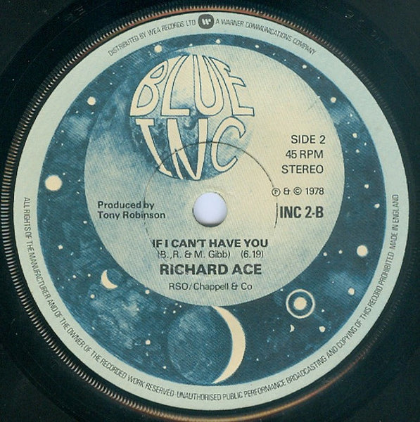 Richard Ace : Stayin' Alive (7", Single)