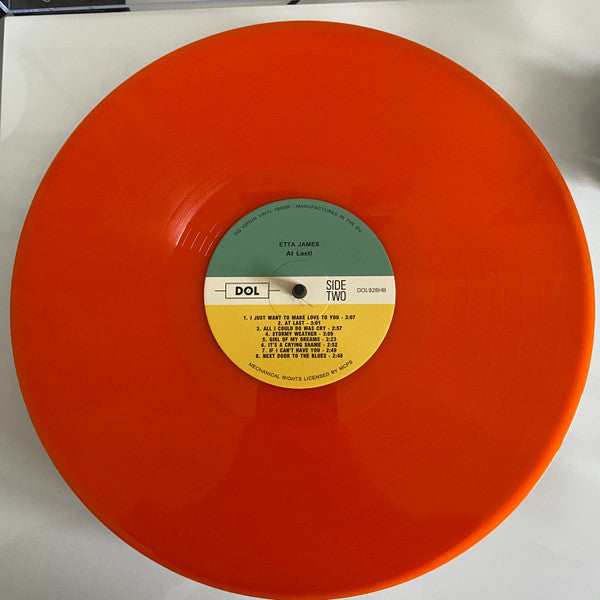 Etta James : At Last! (LP, Album, Ora)