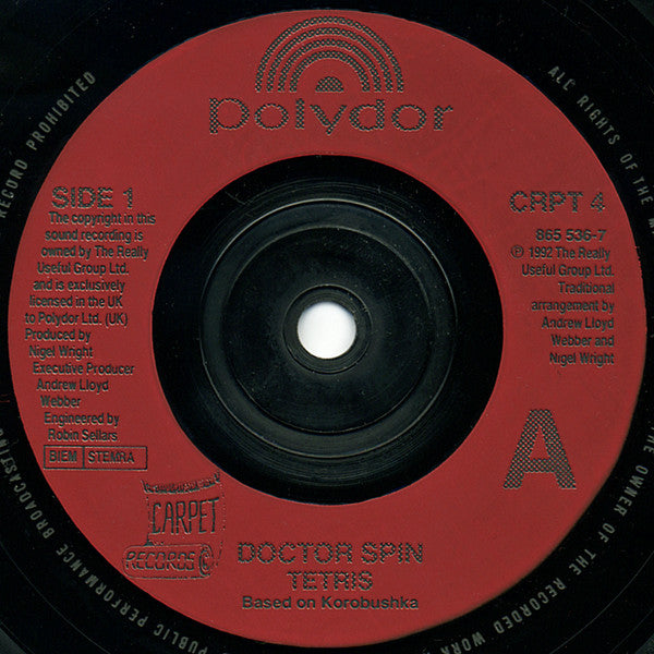 Doctor Spin : Tetris (7", Single, Red)