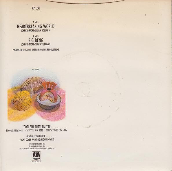 Squeeze (2) : Heartbreaking World (7", Single)