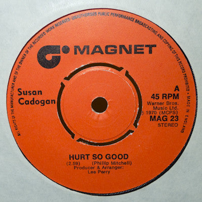 Susan Cadogan / The Upsetters : Hurt So Good / Loving Is Good  (7", Single, M/Print, Kno)