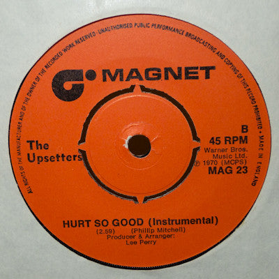 Susan Cadogan / The Upsetters : Hurt So Good / Loving Is Good  (7", Single, M/Print, Kno)