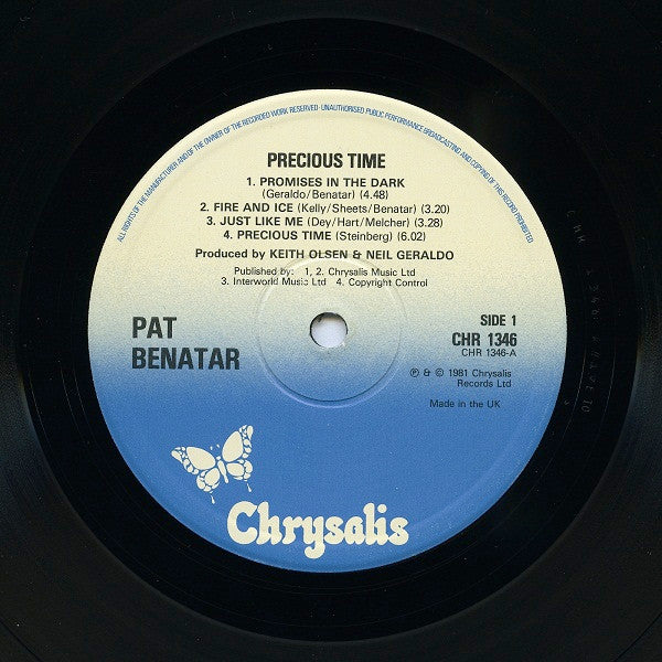 Pat Benatar : Precious Time (LP, Album)