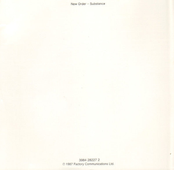 New Order : Substance (2xCD, Comp, RE, Dis)