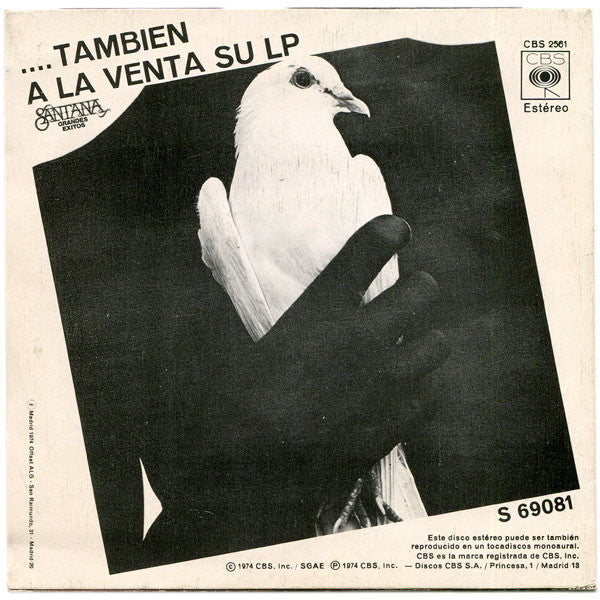 Santana : Samba Pa Ti (7", RE)