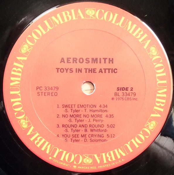 Aerosmith : Toys In The Attic (LP, Album, Pit)