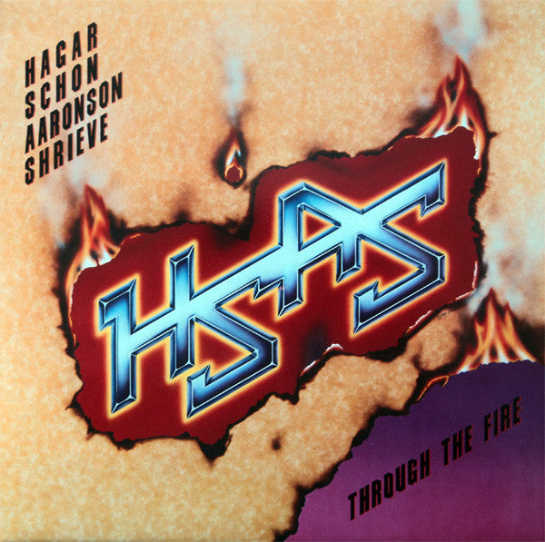 Hagar, Schon, Aaronson, Shrieve* : Through The Fire (LP, Album)