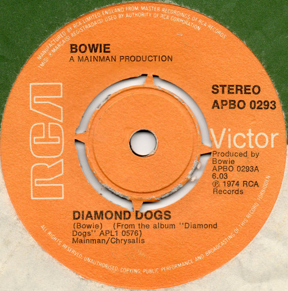 Bowie* : Diamond Dogs (7", Single, 4 P)