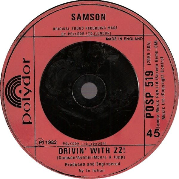 Samson (3) : Life On The Run (2x7", EP)