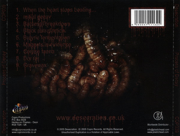 Desecration : Process Of Decay (CD, Album)