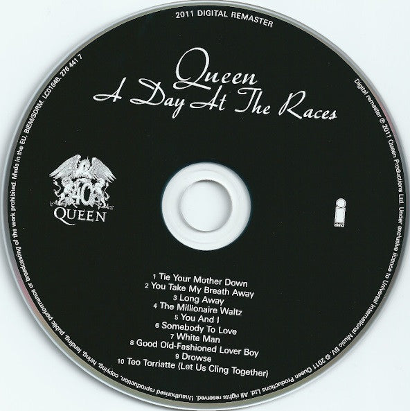 Queen : A Day At The Races (CD, Album, RE + CD, EP + Dlx, RM)