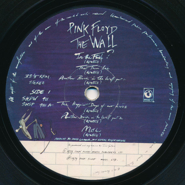 Pink Floyd : The Wall (2xLP, Album, RP)