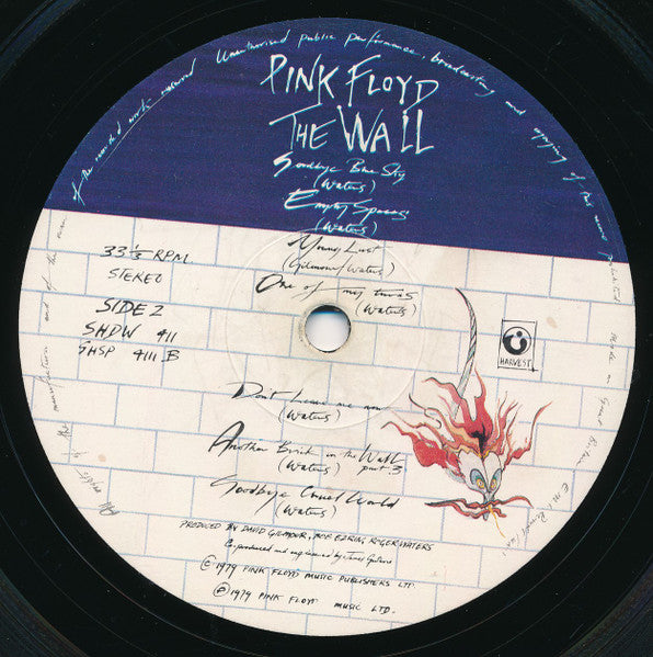 Pink Floyd : The Wall (2xLP, Album, RP)