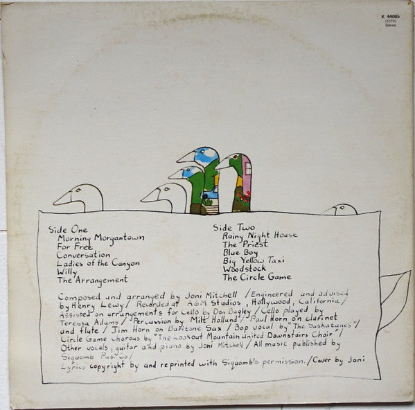 Joni Mitchell : Ladies Of The Canyon (LP, Album, RE, Gat)