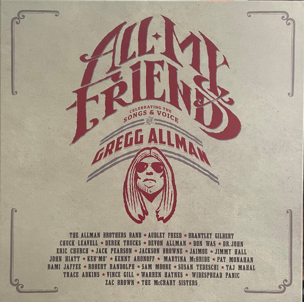Gregg Allman : All My Friends Celebrating The Songs & Voice Of Gregg Allman (4xLP, Album, Ltd, App)