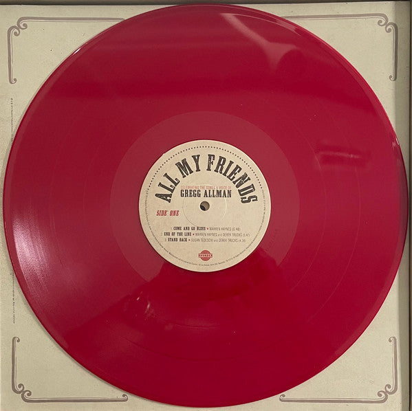 Gregg Allman : All My Friends Celebrating The Songs & Voice Of Gregg Allman (4xLP, Album, Ltd, App)