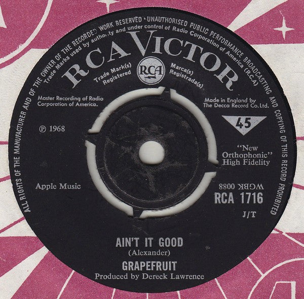 Grapefruit : C'mon Marianne (7", Single)
