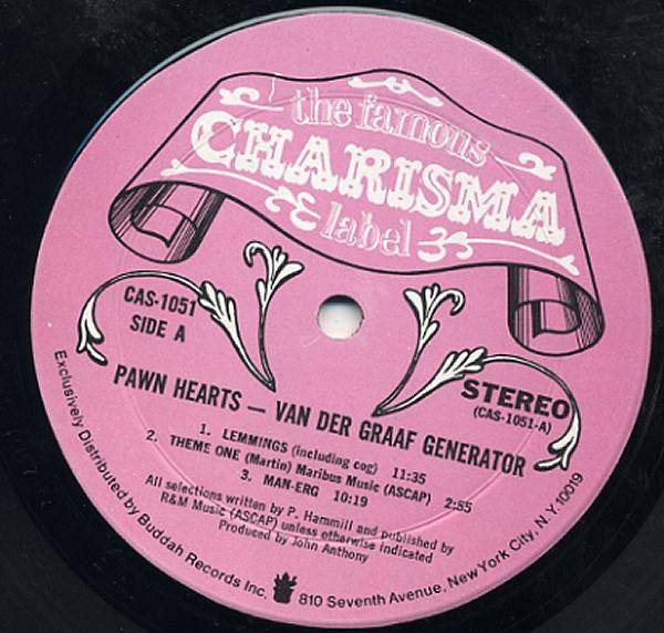 Van Der Graaf Generator : Pawn Hearts (LP, Album, Sin)