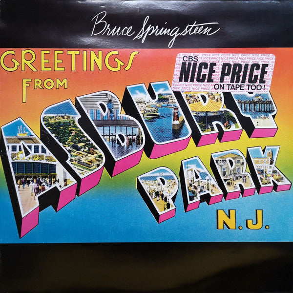 Bruce Springsteen : Greetings From Asbury Park N.J. (LP, Album, RE)