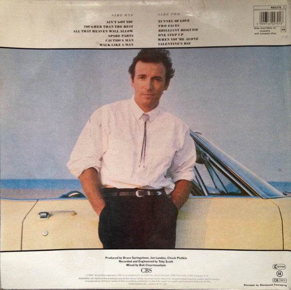 Bruce Springsteen : Tunnel Of Love (LP, Album, Tel)