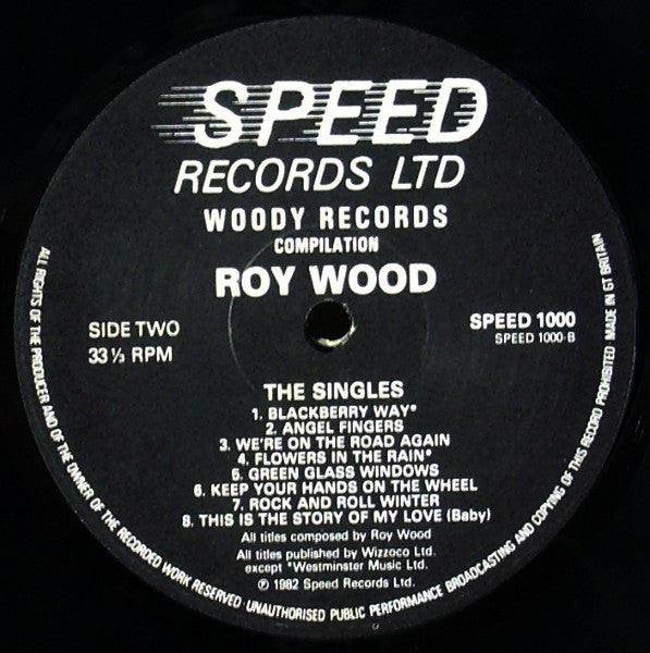 Roy Wood : The Singles (LP, Comp, Dam)