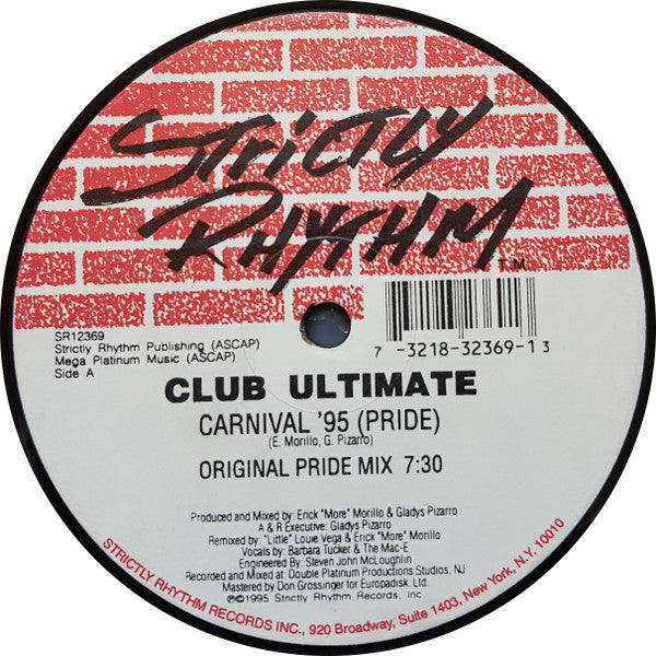 Club Ultimate : Carnival '95 (Pride) (12")