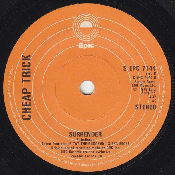 Cheap Trick : Voices (7", Single)