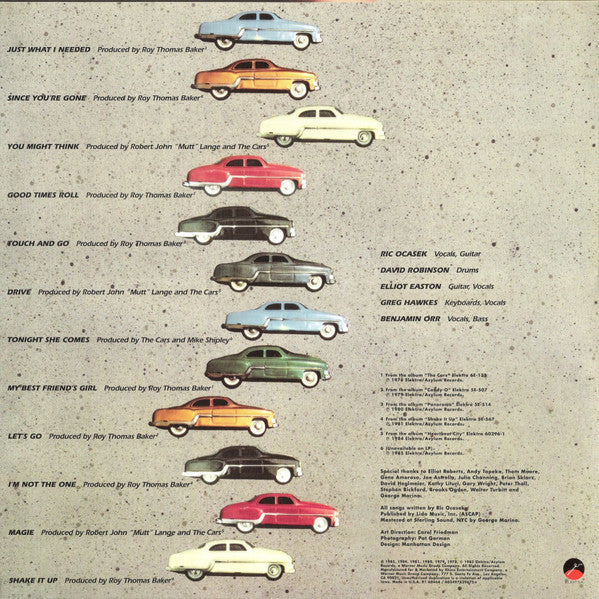 The Cars : The Cars Greatest Hits (LP, Comp, RE)