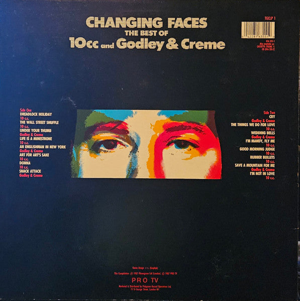 10cc And Godley & Creme : Changing Faces - The Best Of 10cc And Godley & Creme (LP, Comp)