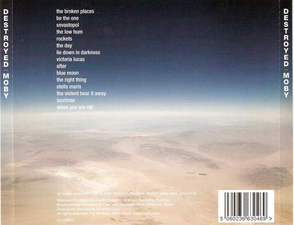 Moby : Destroyed (CD, Album)