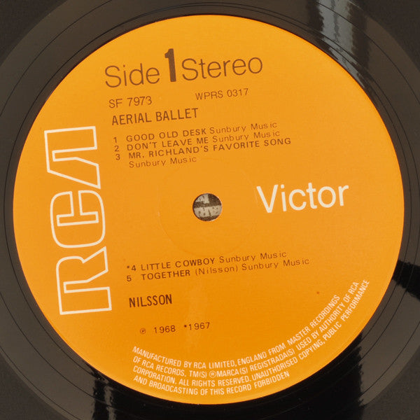 Nilsson* : Aerial Ballet (LP, Album, RE, RP)