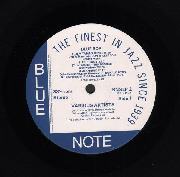 Various : Blue Bop (LP, Comp)