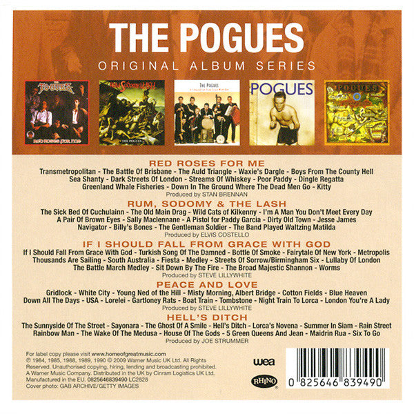 The Pogues : Original Album Series (CD, Album, RE + CD, Album, RE + CD, Album, RE + CD)