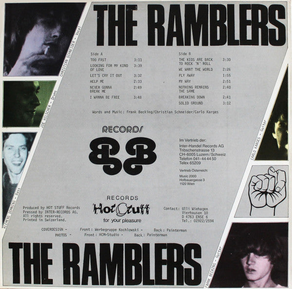 Ramblers : The Kids Are Back To Rock'n'Roll (LP, Album, RE)