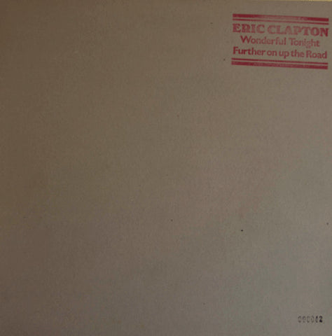 Eric Clapton : Wonderful Tonight (12", Promo)