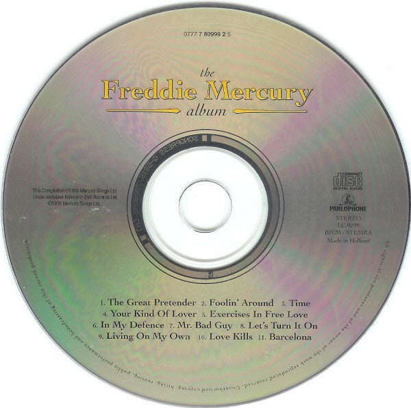 Freddie Mercury : The Freddie Mercury Album (CD, Comp)