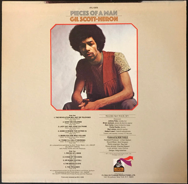 Gil Scott-Heron : Pieces Of A Man (LP, Album, RE)