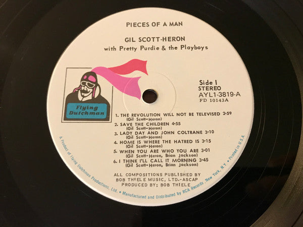 Gil Scott-Heron : Pieces Of A Man (LP, Album, RE)