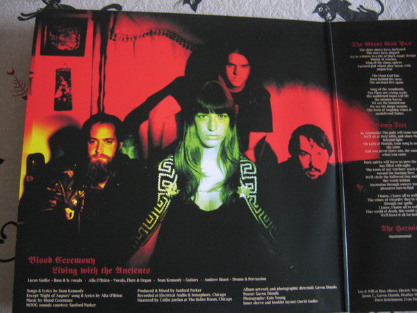 Blood Ceremony : Living With The Ancients (2xLP, Album, Pur)