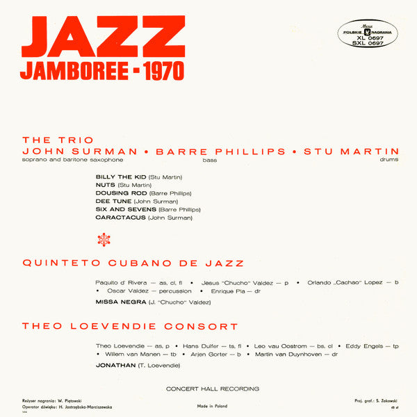 Various : Jazz Jamboree 1970 Vol.2 (LP)