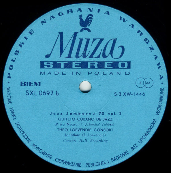 Various : Jazz Jamboree 1970 Vol.2 (LP)